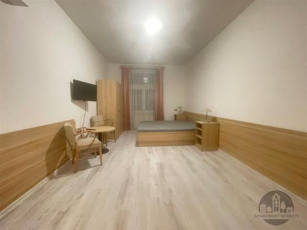 Pronájem, pěkné zařízené 1+kk, Plzeňská, Praha 5 Smíchov, metro Anděl