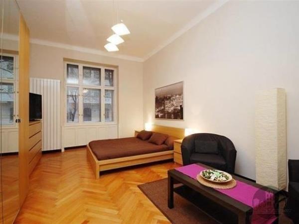 Pronájem, pěkný zařízený pokoj v bytě 3+1, Slavíkova, Praha 2  Vinohrady, metro, internet